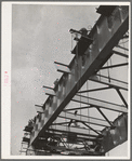 Pit River Bridge under construction. Shasta County, California