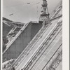 Shasta Dam under construction. Shasta County, California