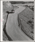 Many new roads were necessary in order to bring in materials to Shasta Dam. Shasta County, California