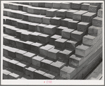 Lumber to be used in construction of Shasta Dam. Shasta County, California