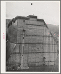 Shasta Dam under construction. Shasta County, California