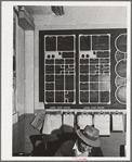 Petaluma, Sonoma County, California. Diagram of storage of various grains handled by a feed store. The customers of this store are the chicken raisers