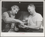 Two Maselli brothers, Californians who grow olives, make olive oil, and also pickle olives. Strathmore, California