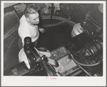 A separator is used to complete separation of oil from water after oil has been drawn from the settling tank. Lindsay, California