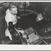 A separator is used to complete separation of oil from water after oil has been drawn from the settling tank. Lindsay, California