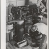 Centrifuges are used to separate the olive oil from water. Lindsay, California