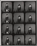Contact sheets for Willa Kim's publicity shoot for Dance Magazine