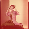 Publicity photographs of Willa Kim, in formalwear