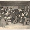 Walter Huston (dancing) and ensemble in the stage production Desire Under the Elms