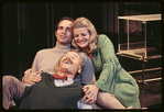 George Coe, Larry Kert and Teri Ralston in the stage production Company