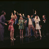 Larry Kert [center] and ensemble in the stage production Company