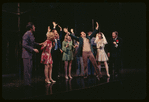 Larry Kert [center] and ensemble in the stage production Company