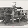 During the harvest seasons this traveling refreshment stand goes from field to field. Imperial County, California