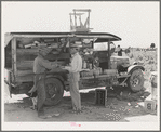 During the harvest seasons this traveling refreshment stand goes from field to field. Imperial County, California