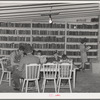 In the library of the FSA (Farm Security Administration) farm families community. Yuma, Arizona