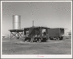 Mobile power unit of the FSA (Farm Security Administration) farm workers' community mobile unit. Friendly Corners, Arizona