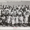 Schoolchildren's victory chorus at the Imperial County Fair, California