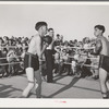 Boxing match at the second annual Field Day at the FSA Farm Workers Community, Yuma , Arizona