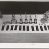 Medals and ribbons to be rewarded to competitors at the second annual field day at the FSA (Farm Security Administration) farm workers' community. Yuma, Arizona