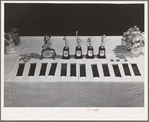 Medals and ribbons to be rewarded to competitors at the second annual field day at the FSA (Farm Security Administration) farm workers' community. Yuma, Arizona