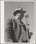 Speaker on Farm Bureau Day at the Imperial County Fair, California