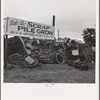 Scrap pile. Tulare, California