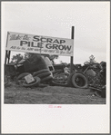 Scrap pile. Tulare, California