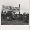 Scrap pile. Tulare, California