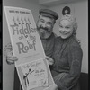 Paul Lipson and Peg Murray in publicity photo for the stage production Fiddler on the Roof