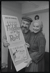 Paul Lipson and Peg Murray in publicity photo for the stage production Fiddler on the Roof