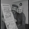 Paul Lipson and Peg Murray in publicity photo for the stage production Fiddler on the Roof