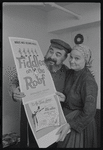Paul Lipson and Peg Murray in publicity photo for the stage production Fiddler on the Roof
