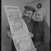 Paul Lipson and Peg Murray in publicity photo for the stage production Fiddler on the Roof