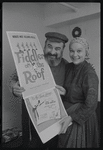 Paul Lipson and Peg Murray in publicity for the stage production Fiddler on the Roof