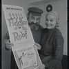 Paul Lipson and Peg Murray in publicity photo for the stage production Fiddler on the Roof