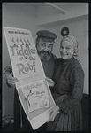 Paul Lipson and Peg Murray in publicity for the stage production Fiddler on the Roof