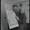 Paul Lipson and Peg Murray in publicity photo for the stage production Fiddler on the Roof