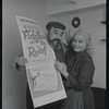 Paul Lipson and Peg Murray in publicity for the stage production Fiddler on the Roof