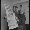 Paul Lipson and Peg Murray in publicity photo for the stage production Fiddler on the Roof