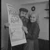 Paul Lipson and Peg Murray in publicity photo for the stage production Fiddler on the Roof