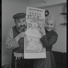 Paul Lipson and Peg Murray in publicity for the stage production Fiddler on the Roof