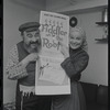 Paul Lipson and Peg Murray in publicity for the stage production Fiddler on the Roof