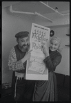 Paul Lipson and Peg Murray in publicity for the stage production Fiddler on the Roof