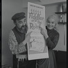 Paul Lipson and Peg Murray in publicity for the stage production Fiddler on the Roof