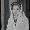 Martha Schlamme in publicity for the stage production Fiddler on the Roof