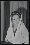 Martha Schlamme in publicity for the stage production Fiddler on the Roof