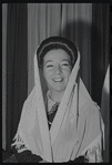 Martha Schlamme in publicity photo for the stage production Fiddler on the Roof