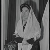 Martha Schlamme in publicity for the stage production Fiddler on the Roof