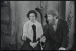 Martha Schlamme and Harry Goz in the stage production Fiddler on the Roof