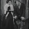 Martha Schlamme and Harry Goz in the stage production Fiddler on the Roof